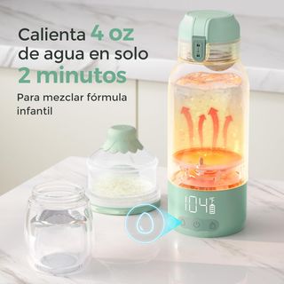 Calienta biberones portátil 500 ml Momcozy NUEVO