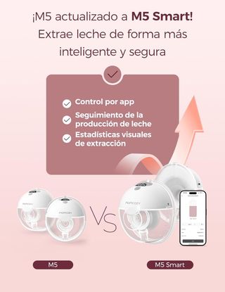Sacaleches Momcozy M5 Smart Doble unidad app NUEVO