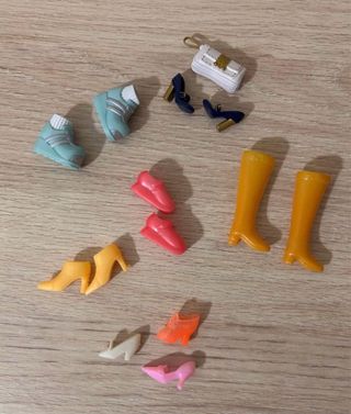 Lote zapatos muñeca tipo Barbie