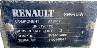 Renault 3190713 caja de cambios t-series