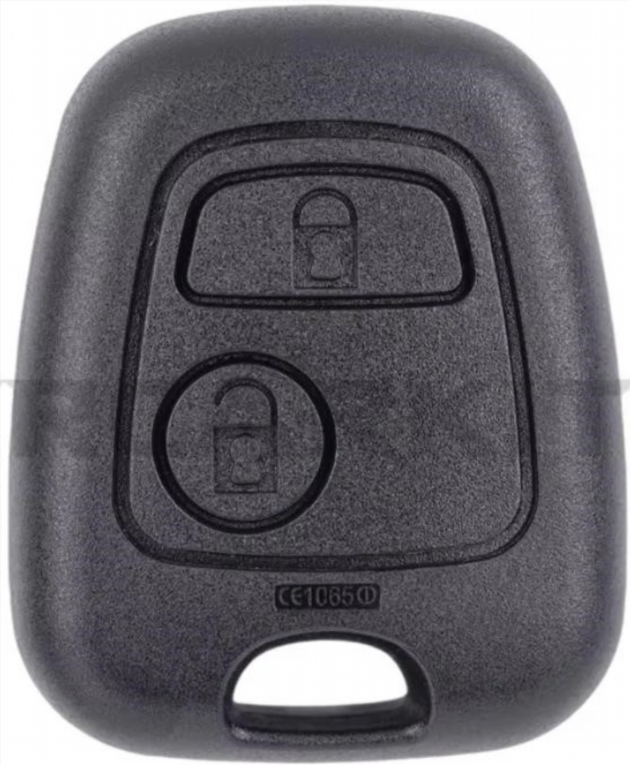 Carcasa llave 2 botones Peugeot Citroen 307
