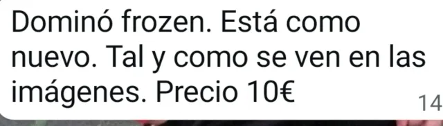 Dominó Disney Frozen 2