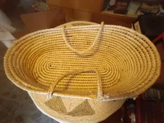 Cuna moisés mimbre bebé