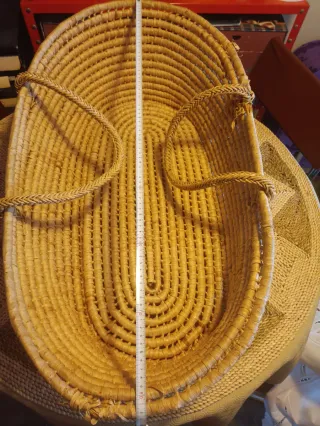 Cuna moisés mimbre bebé