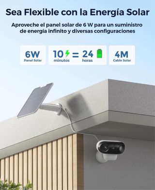 Cámaras Seguridad 4K Reolink Argus 4 Pro Solar WiF