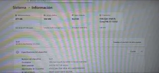 HP All-in-One Ordenador Plata/Blanco