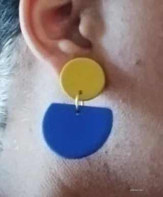 Lote 3 brincos argila polimérica