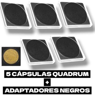 5 CÁPSULAS PROTECTORAS QUADRUM CON ADAPTADORES