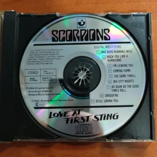 Scorpions Love at First Sting CD 1984