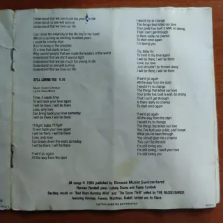 Scorpions Love at First Sting CD 1984