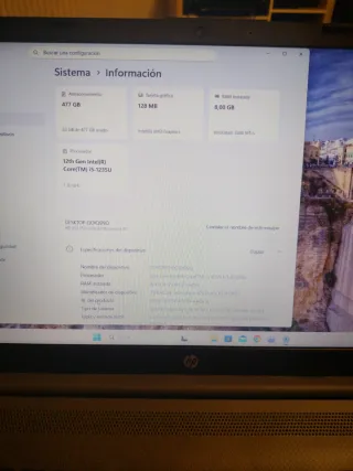 Portátil HP 250 G9, i5 12th, 8GB, 500GB, Win11