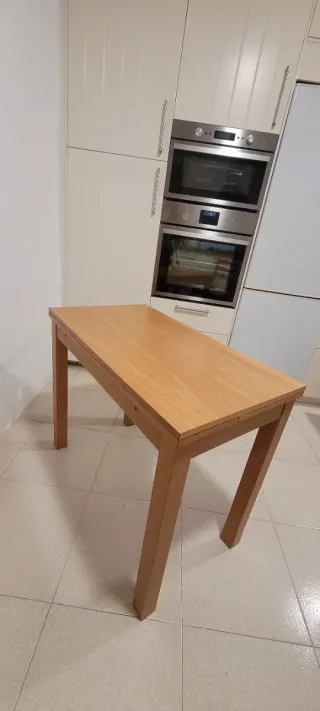 Mesa de cocina extensible pino