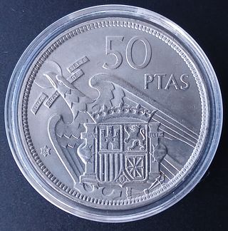 50 Pesetas 1957 (68) SC ¡Moneda Troquelada!