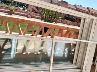 2 Ventanales Aluminio Puerta Corredera 140x212