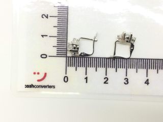 pendientes oro 18k con piedra con circonita