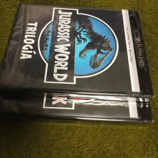 Pack Jurassic World 4K UHD + Blu-ray Trilogía