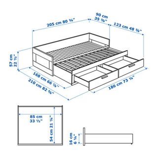 Cama Diván con cajones