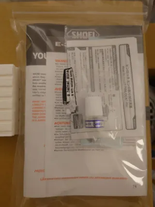 Casco Shoei Glamster. Color Laguna Blue. Talla L