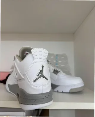 Nike Air Jordan 4 Retro 'White Oreo' Talla 44
