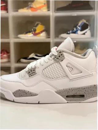 Nike Air Jordan 4 Retro 'White Oreo' Talla 41