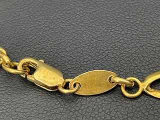cadena oro 18k 27cm