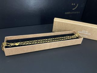 cadena oro 18k 27cm
