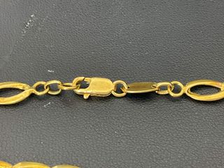 cadena oro 18k 27cm