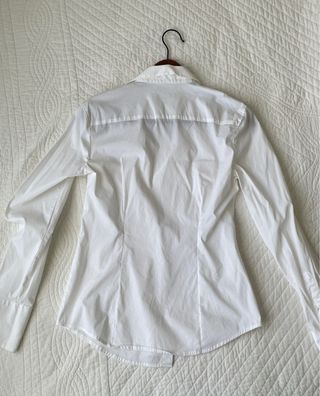 Camisa manga larga United Colors of Benetton blanc