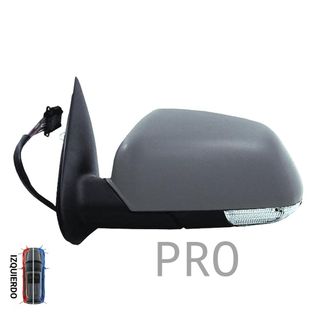 Espejo Completo Eléctrico Asférico Térmico Imprimado Intermitente 6 Pines - Izquierdo - Skoda SKODA Octavia (2004-2009)