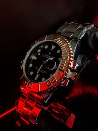 Reloj Hombre Diseño Premium Plata Marrón