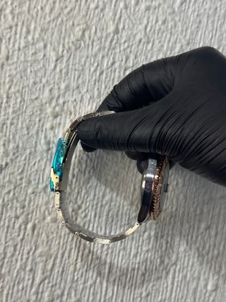 Reloj Hombre Diseño Premium Plata Marrón