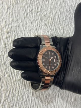 Reloj Hombre Diseño Premium Plata Marrón