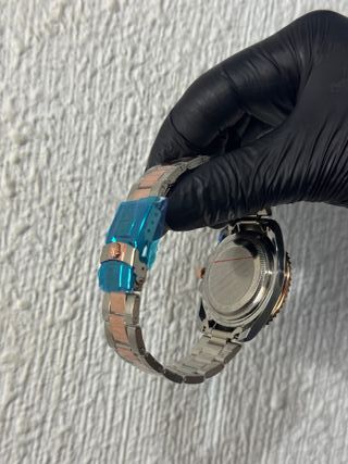 Reloj Hombre Diseño Premium Plata Marrón