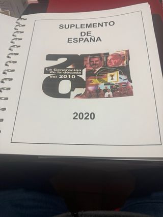 Hojas Filatélicas España 2018 al 2020