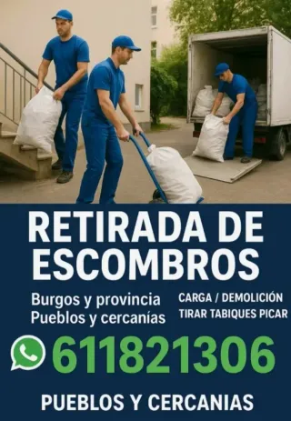 Retirada de escombros y demolición