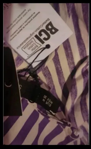 Vestido kimono rayas morado talla M