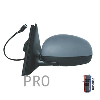 Espejo Completo Eléctrico Convexo Térmico Imprimado - Derecho - Skoda SKODA Roomster (2006-2015)