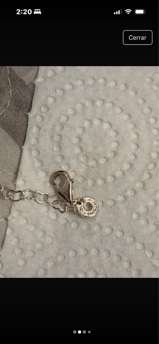 Collar Pandora Corazones Plata