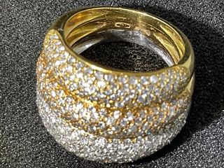 anillo oro 18k con diamante