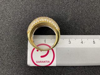 anillo oro 18k con diamante