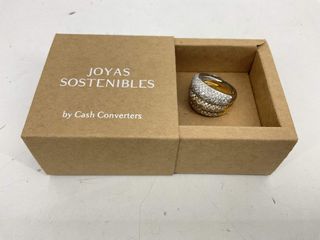 anillo oro 18k con diamante