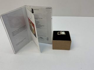 sortija oro 18k con piedra con diamante,onix