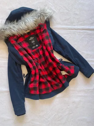 Chaqueta Hollister Azul Talla S