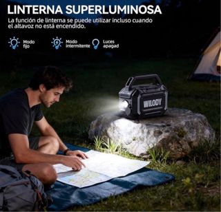 3 en 1 Altavoz Bluetooth+Carga+Luz 100W SIN ABRIR