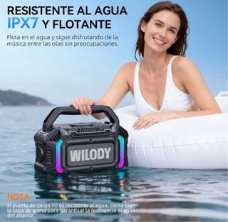 3 en 1 Altavoz Bluetooth+Carga+Luz 100W SIN ABRIR