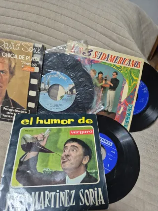 Lote 3 Vinilos 45rpm El Humor de Paco Martínez Sor
