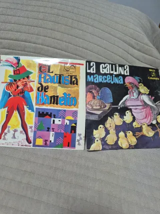 Lote 2 Vinilos 45rpm Infantiles