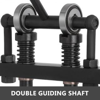 Máquina de Corte de Cuero 260x150mm Cortadora de Troqueles Manual Máquina de Embossing de Cuero Prensa de Mano Molde Troqueladora de Cuero Máquina de Corte de Artesanía de Cuero para Varios Materiales