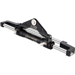 Cilindro de dirección hidráulica 300HP, kit de dirección marina de montaje frontal hidráulico para fuera de borda sin manguera hidráulica y timón para sistema de dirección de barco