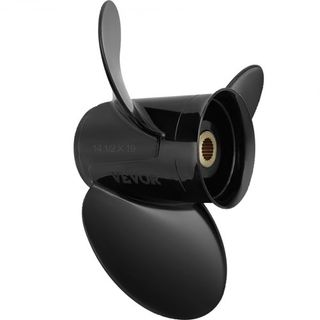 Hélice de fueraborda, Reemplazo para OEM 3817468, Hélice de barco de aluminio de 3 palas 14.5" x 19" de paso, Compatible con Volvo Penta SX Drive Todos los Modelos, con 19 dientes de engranaje, RH